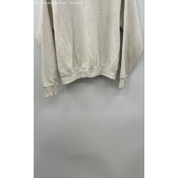 Soffe Heavy Sweats Tennessee Volunteers Sweatshirt Unisex XXL White Orange FLAWS - Picture 7 of 11